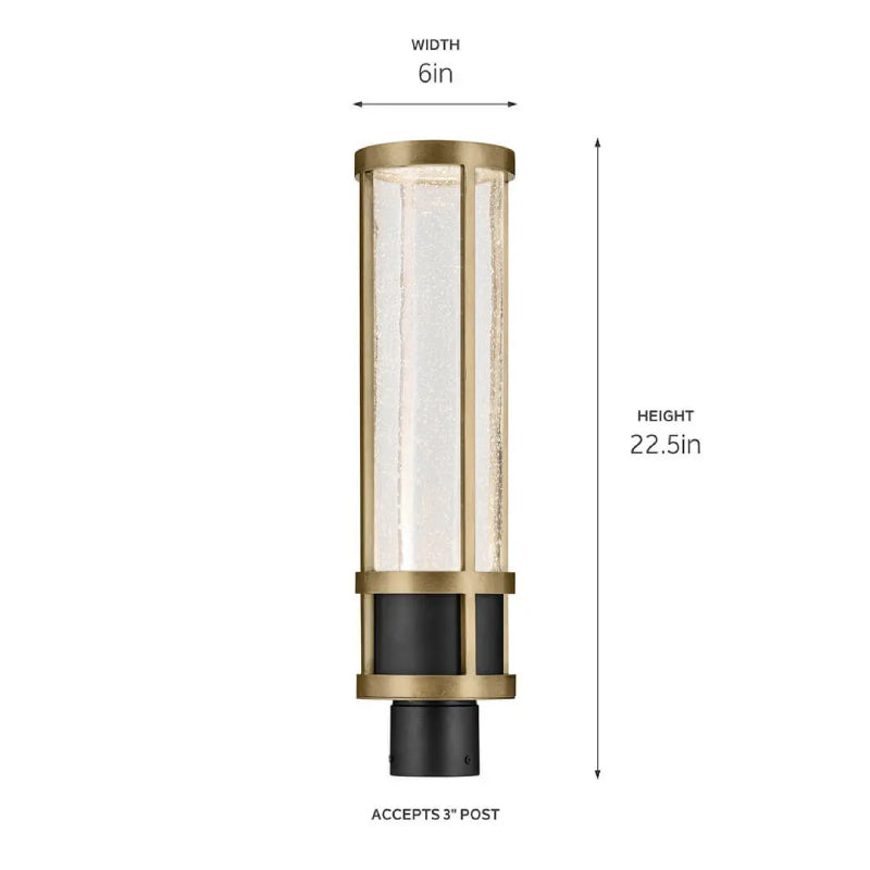 Kichler 59142 Camillo 1-lt 23" Tall LED Outdoor Post Mount
