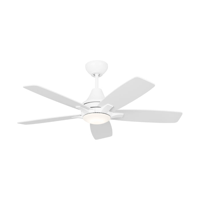 Generation 5LWDR44 Lowden 44" Ceiling Fan with LED Light Kit - Matte White