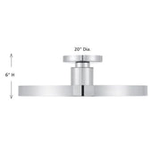 Savoy House 6-2969-1 Thayer 1-lt 20" LED Flush Mount