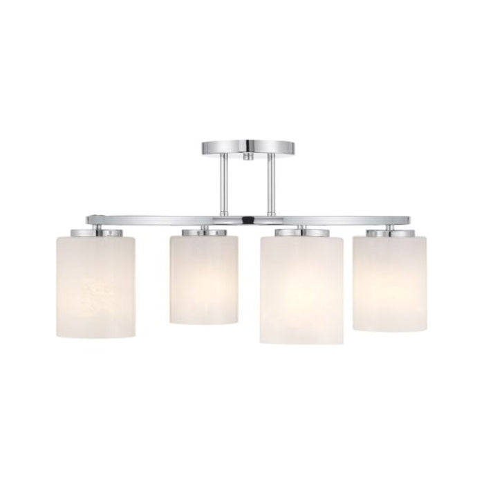 Savoy House 6-4693-4 Herron 4-lt 24" Semi-Flush Mount - Chrome