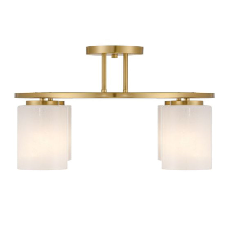 Savoy House 6-4693-4 Herron 4-lt 24" Semi-Flush Mount - Warm Brass