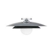 Savoy House 6-5564-1 Sherrer 1-lt 20" Semi-Flush Mount - Chrome