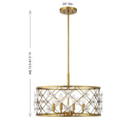Savoy House 6-8410-4 Bailey 4-lt 20" Pendant