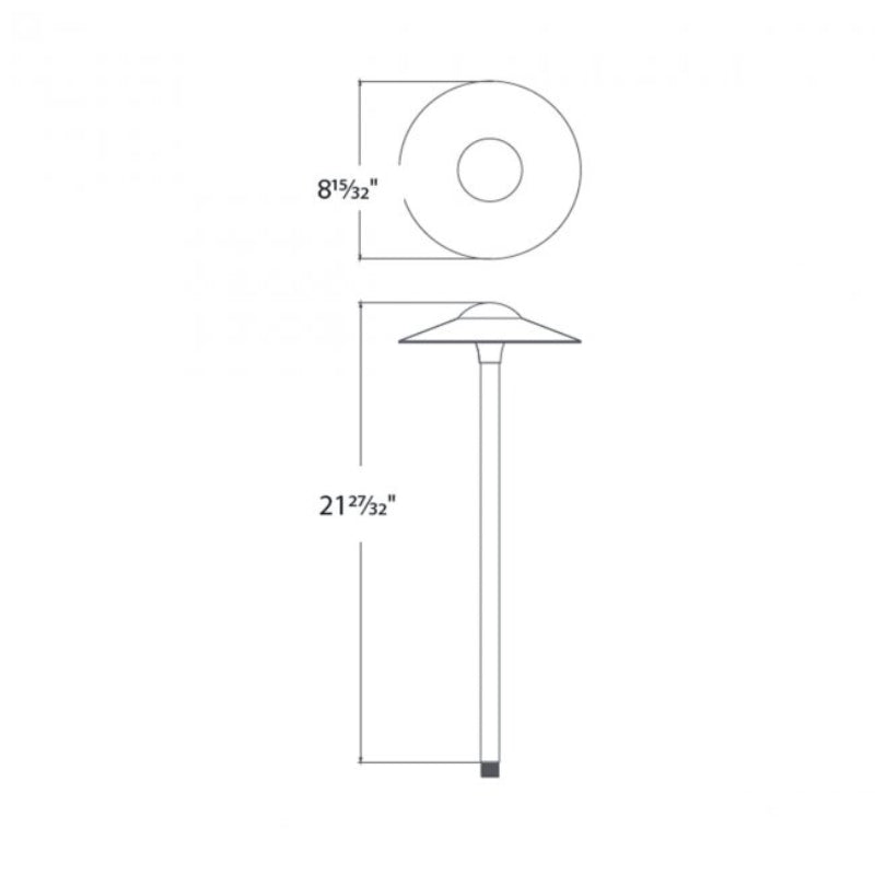 WAC 6051 Canopy 22" Tall LED Area Light
