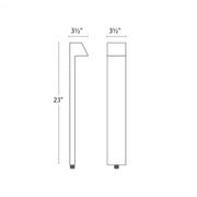 WAC 6091 Quad 23" Tall LED Path Light