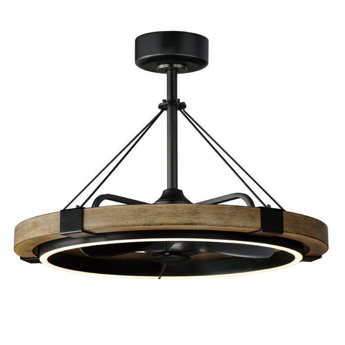 Maxim 61011 Timber 31" Wifi-Enabled Ceiling Fan with LED Light