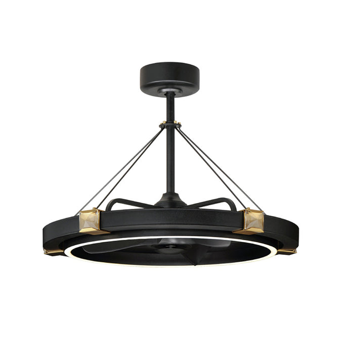 Maxim 61019 Jewel 33" Wifi-Enabled Ceiling Fan with LED Light