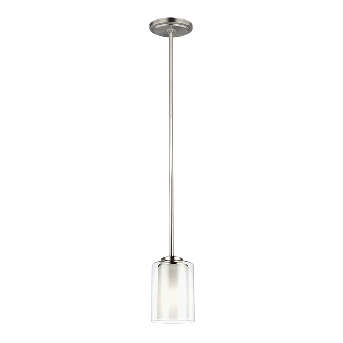 Generation 6137301EN3 Elmwood Park 1-lt 4" LED Mini Pendant