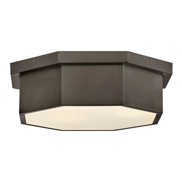 Hinkley 46993 Facet 3-lt 18" LED Flush Mount - Black Oxide