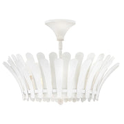 Hinkley 47693 Reina 3-lt 20" LED Semi-Flush Mount - Textured Plaster
