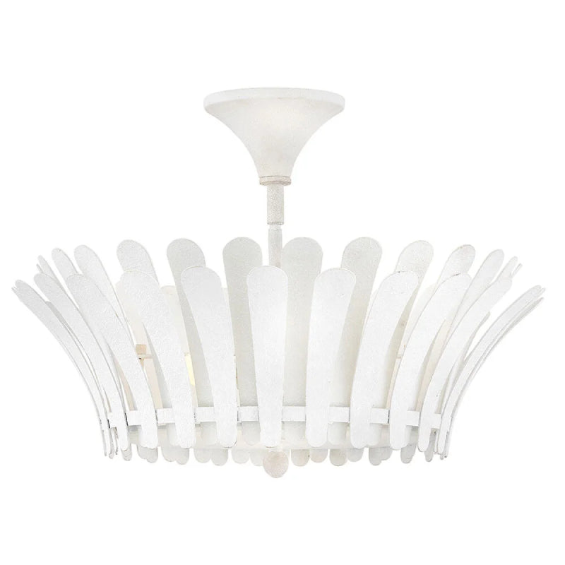Hinkley 47693 Reina 3-lt 20" LED Semi-Flush Mount - Textured Plaster