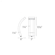 WAC 6311 Slide 15" Tall LED Path Light