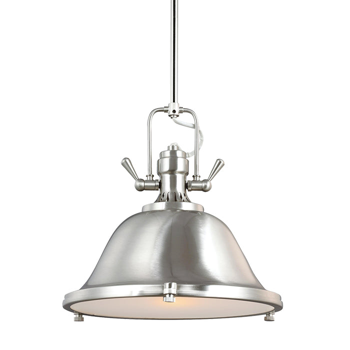 Generation 6514401EN3 Stone Street 1-lt 13" LED Pendant