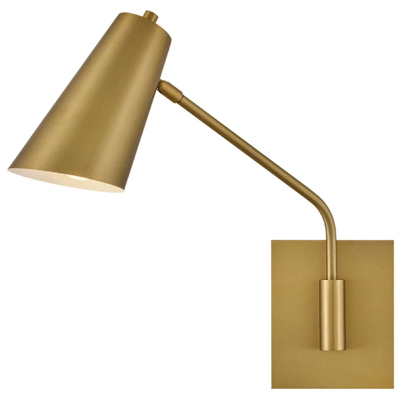 Hinkley 48310 Bray 1-lt 17" Tall LED Swing Arm Wall Sconce - Lacquered Brass