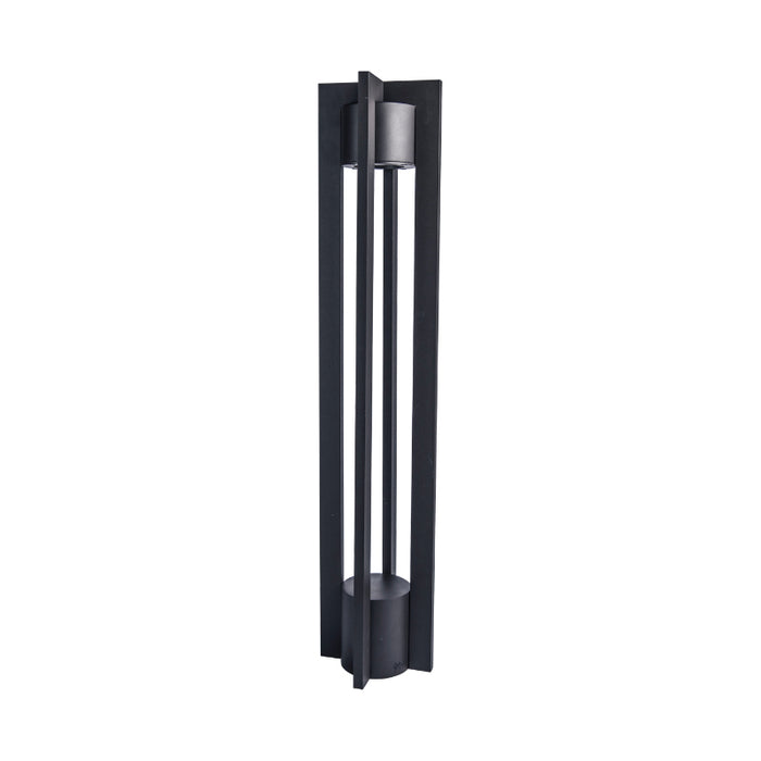 WAC 6631 Chamber 1-lt 30" Tall LED Bollard, 9-15V-Black