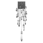 Avenue Lighting HF1904 Aspen 25-lt 28" LED Pendant - Polished Chrome/Clear