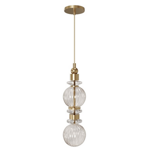 Avenue Lighting HF7902 Avra 1-lt 5" LED Pendant - Aged Brass