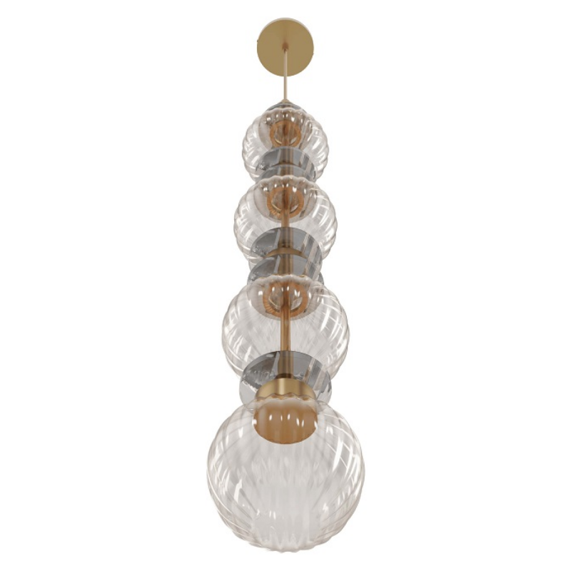 Avenue Lighting HF7904 Avra 1-lt 5" LED Pendant - Aged Brass
