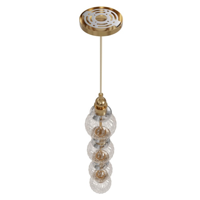 Avenue Lighting HF7904 Avra 1-lt 5" LED Pendant - Aged Brass