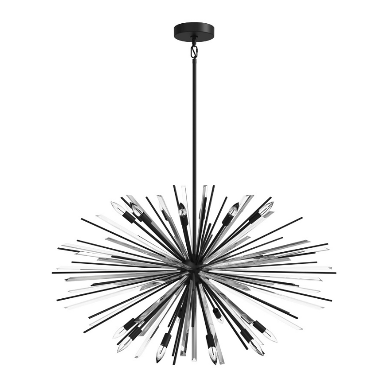 Avenue Lighting HF8200 Palisades Ave. 18-lt 60" Chandelier - Black