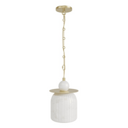 Avenue Lighting HF7501 Westwood 1-lt 8" LED Pendant - Brushed Brass