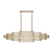 Avenue Lighting HF1920 Waldorf 28-lt 64" LED Chandelier - Aged Brass