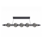 Avenue Lighting HF7955 Avra 5-lt 48" LED Pendant - Black