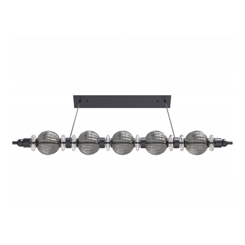 Avenue Lighting HF7955 Avra 5-lt 48" LED Pendant - Black