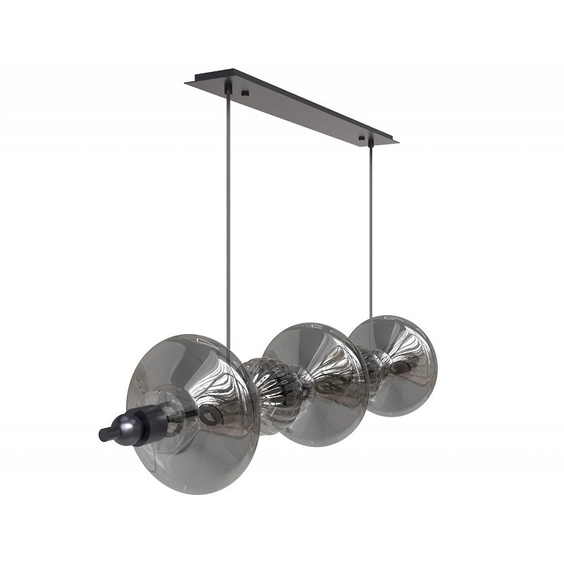 Avenue Lighting HF7977 Avra 5-lt 45" LED Pendant - Black