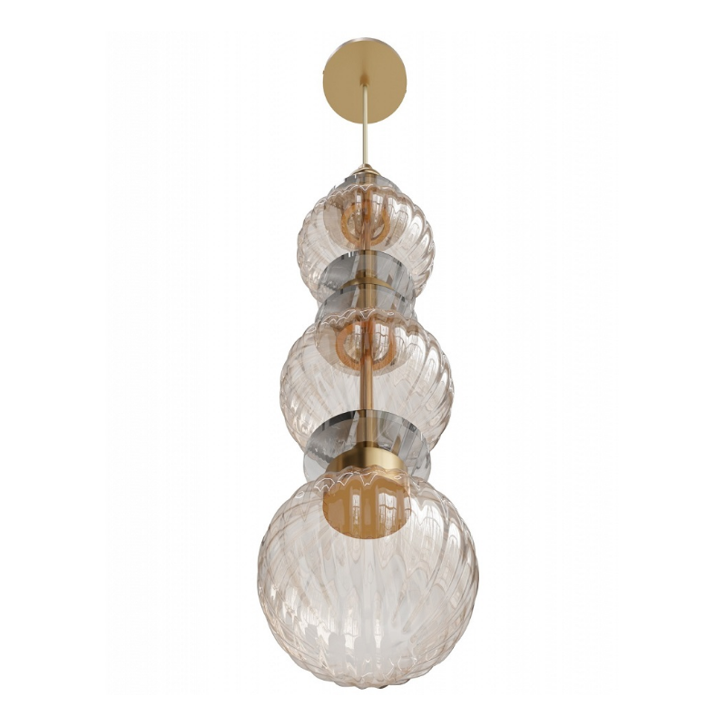 Avenue Lighting HF7903 Avra 1-lt 5" LED Pendant - Aged Brass