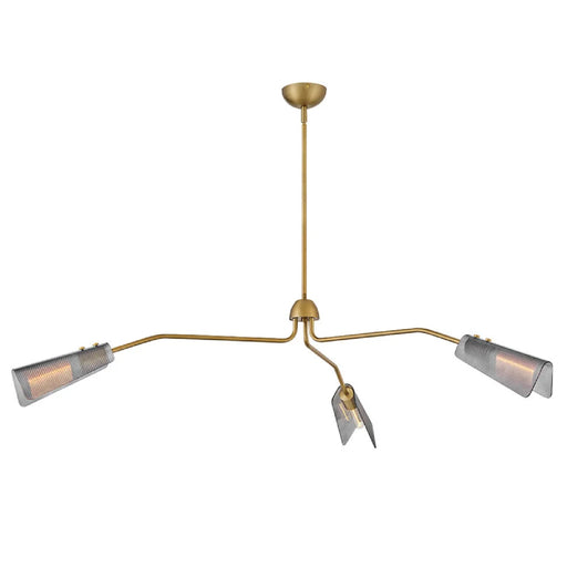 Hinkley 48303 Altman 3-lt 60" LED Chandelier - Lacquered Brass