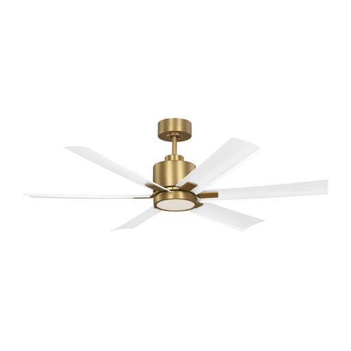 Generation Flera 52" Hugger Ceiling Fan with LED Light Kit - Brushed Brass