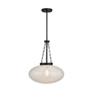 Savoy House 7-1740-1 Willow 1-lt 17" Pendant - Matte Black