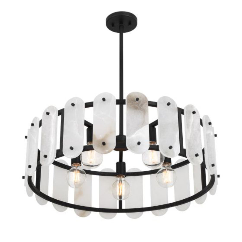 Savoy House 7-2911-5 Antolini 5-lt 29" Pendant - Black Cashmere