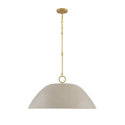 Savoy House 7-2918-1 Alta 1-lt 30" Pendant - Concrete and Brass