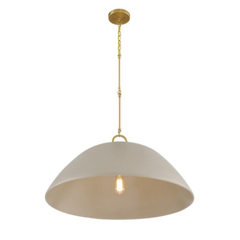 Savoy House 7-2918-1 Alta 1-lt 30" Pendant - Concrete and Brass