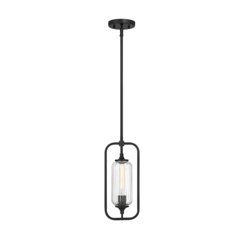 Savoy House 7-3022-1 Holton 1-lt 7" Mini Pendant - Matte Black