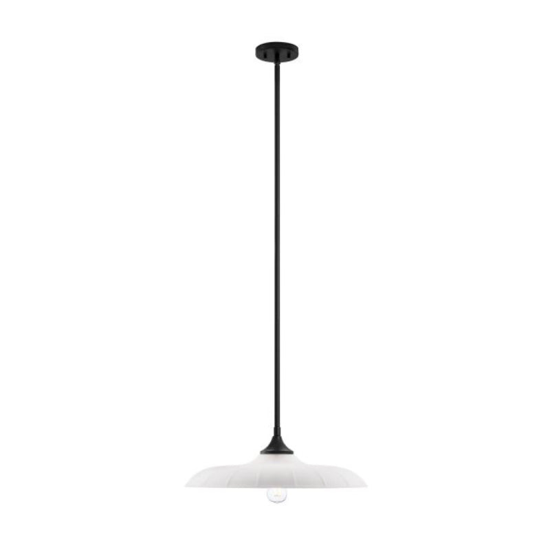 Savoy House 7-4286-1 Hadley 1-lt 20" Pendant - Matte Black
