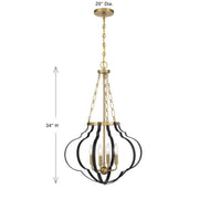 Savoy House 7-4866-4 Mercer 4-lt 20" Pendant