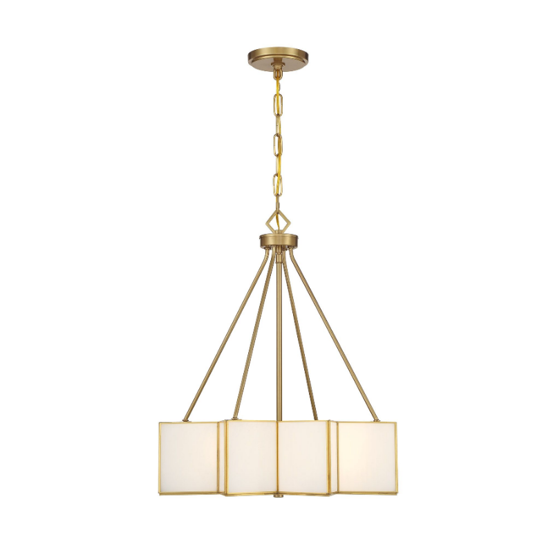 Savoy House 7-5988-3 Reiling 3-lt 20" Pendant - Warm Brass