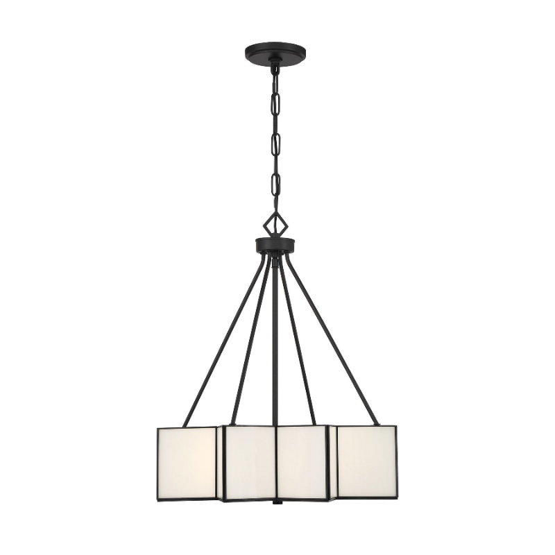 Savoy House 7-5988-3 Reiling 3-lt 20" Pendant - Matte Black