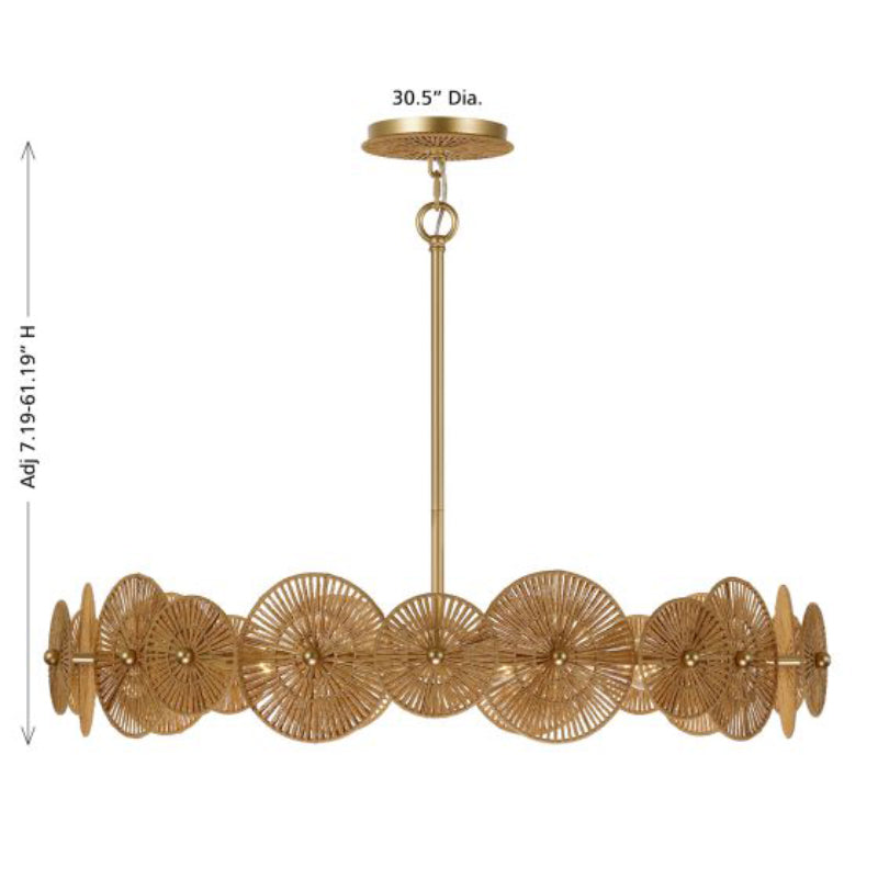 Savoy House 7-6381-5-60 Abbott 5-lt 31" Pendant