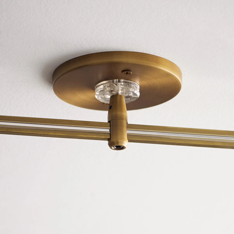 Visual Comfort 700MXY9 Moxy 9-lt 96" LED Chandelier with Remote Canopy