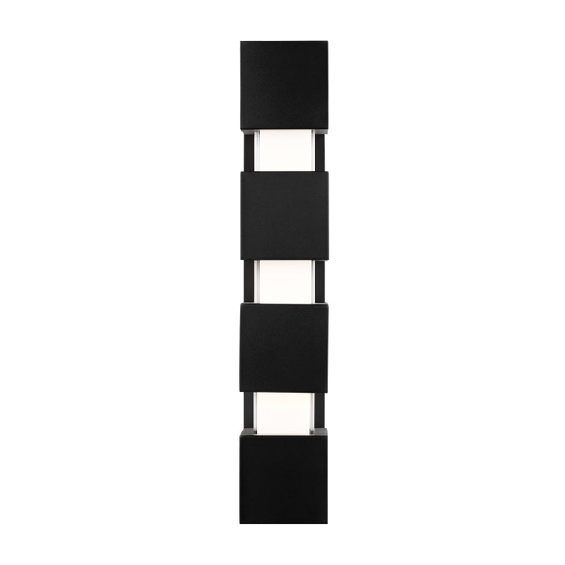 Tech 700OWSQGE92724 Leagan 1-lt 24" Tall LED Outdoor Wall Sconce