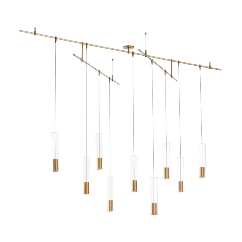Visual Comfort 700CPT9R-LED930R Captra 9-lt 96" LED Chandelier, Remote