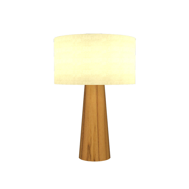 Accord 7026 Conical 1-lt 24" Tall LED Table Lamp - Teak