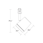 WAC L-7030 Ocularc 29W LED Track Head, L Track, CCT Selectable