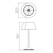 Accord 7065 Nostalgia 1-lt 21" Tall LED Table Lamp