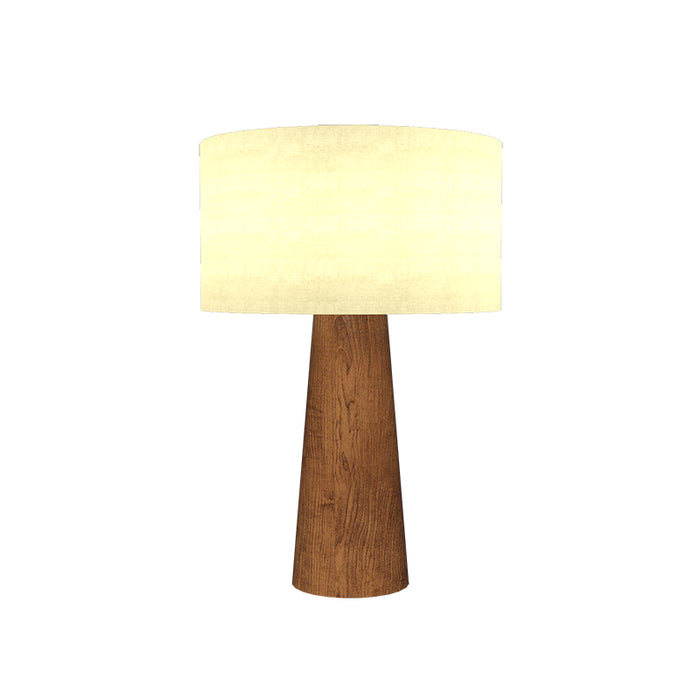 Accord 7094 Conical 1-lt 18" Tall LED Table Lamp - Imbuia