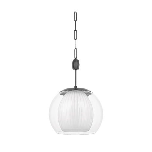 Hudson Valley 7317 Clementon 1-lt 17" Pendant - Distressed Bronze